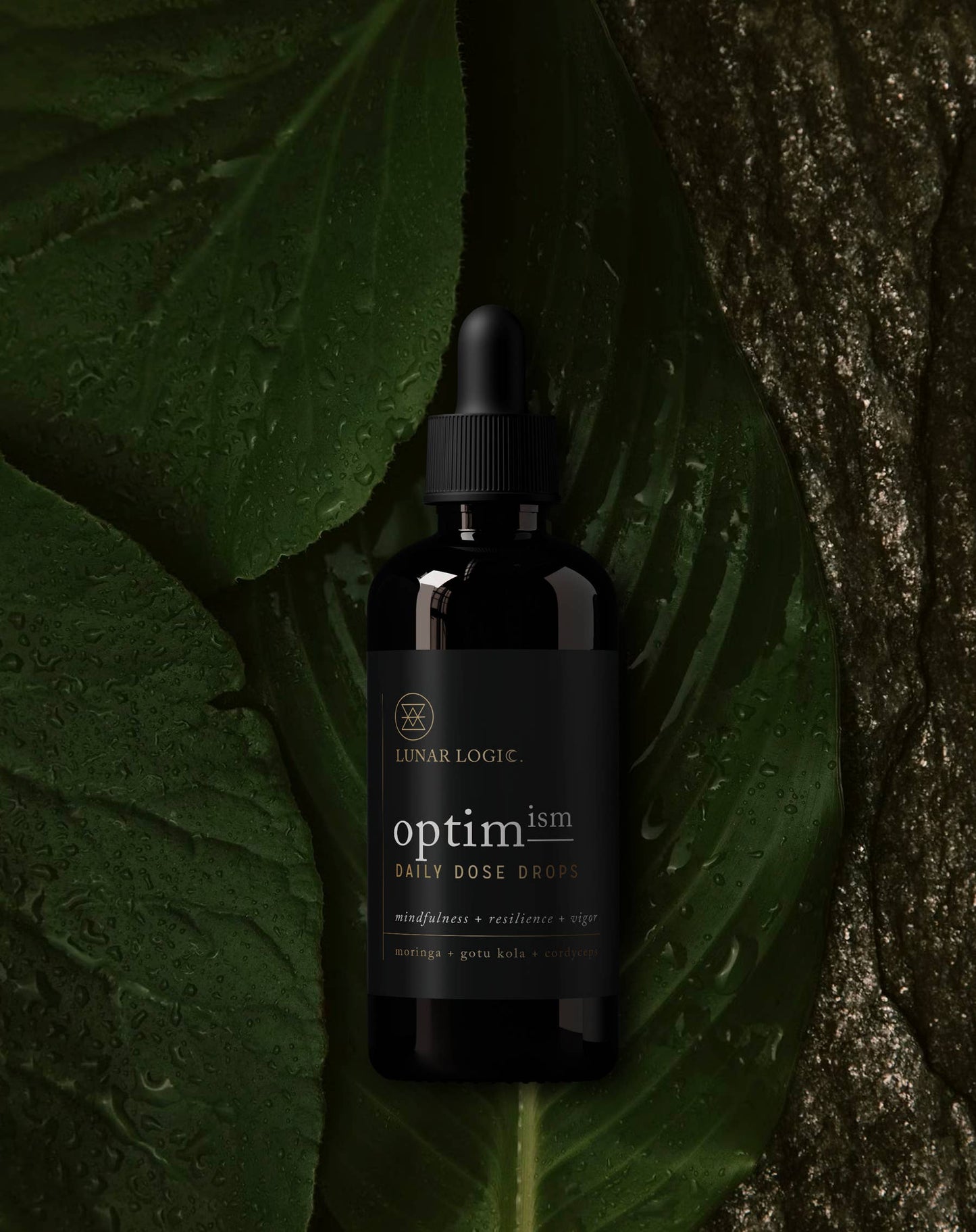 OPTIMISM / Daily Dose Drops: 2oz Glass Bottle with Glass Pipette