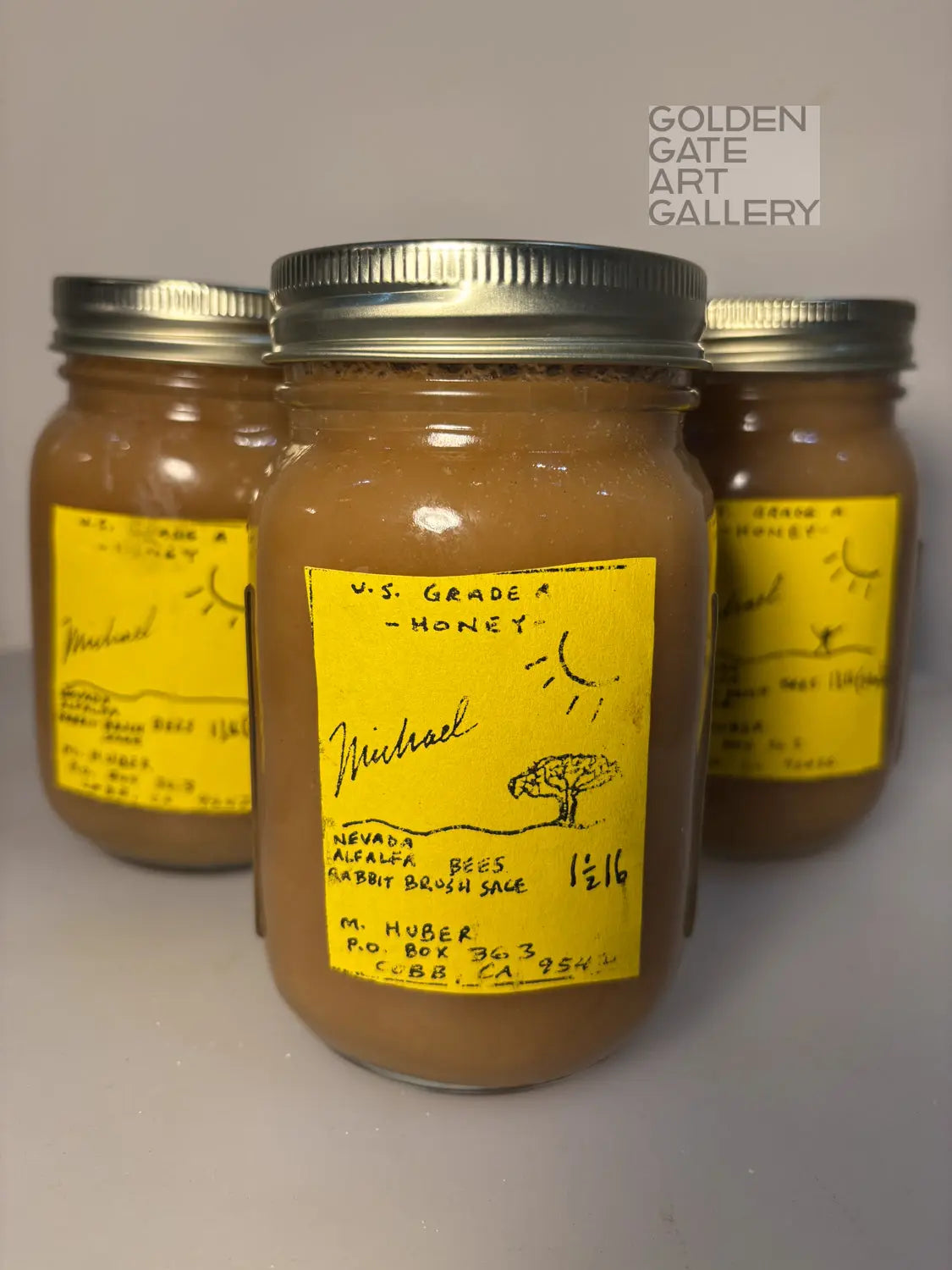Natural Honey Nevada Alfalfa Rabbit Brush Sage by Michael Golden Gate Art Gallery