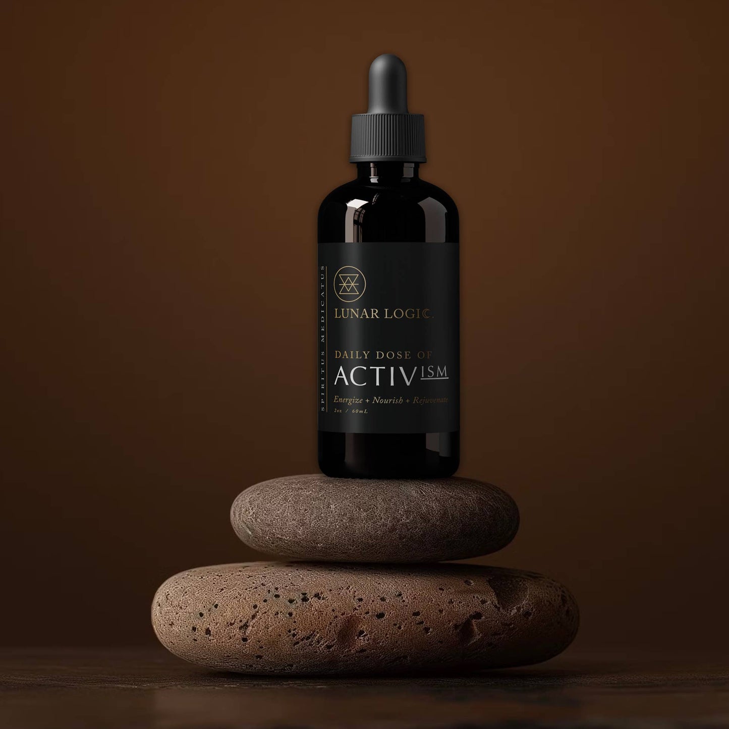 ACTIVISM / Daily Dose Drops: 2oz Glass Bottle with Glass Pipette