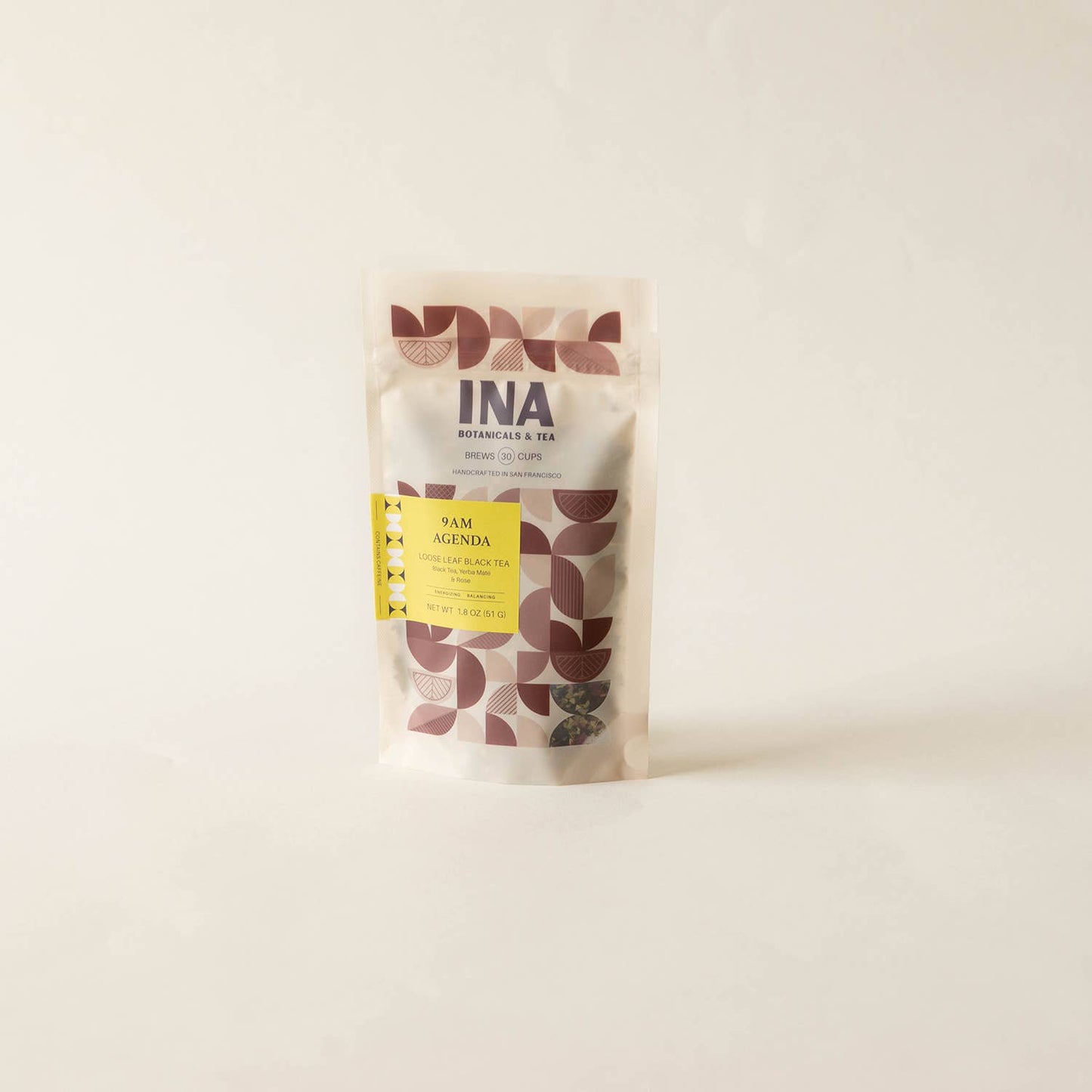 Yerba Mate, Assam Black Tea and Rose Loose Leaf Black Tea