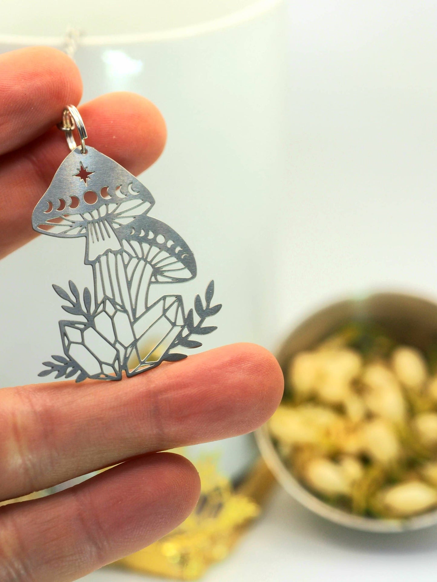 Mystic Garden Silver Loose Leaf Tea Infuser