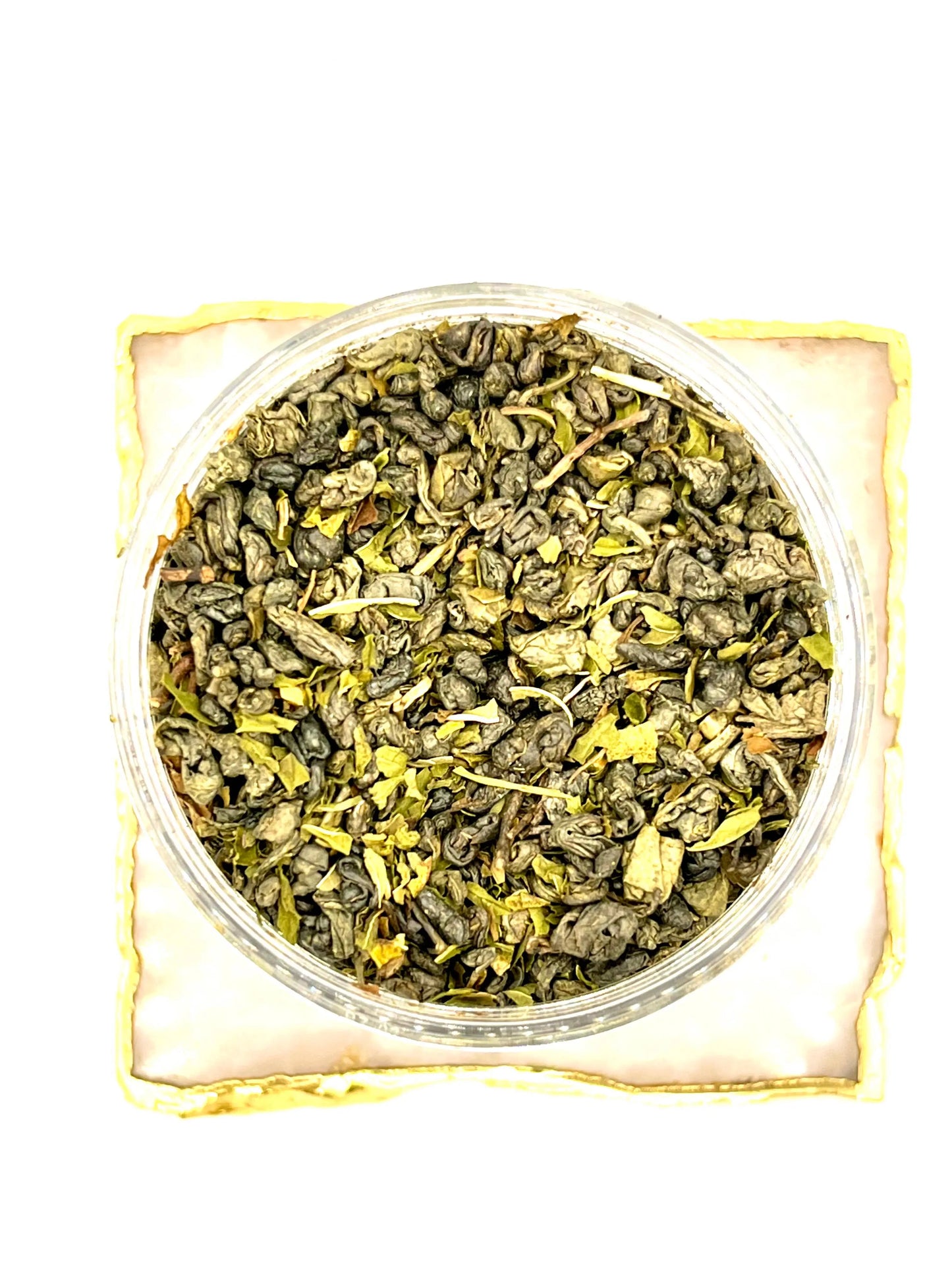 MOROCCAN MINT Handcrafted Herbal Tea Blend: Plastic Jars Loveyenergy & Blessings