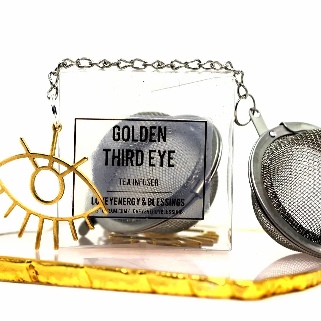 Golden Third Eye Tea Infuser - Loose Leaf Tea Infuser