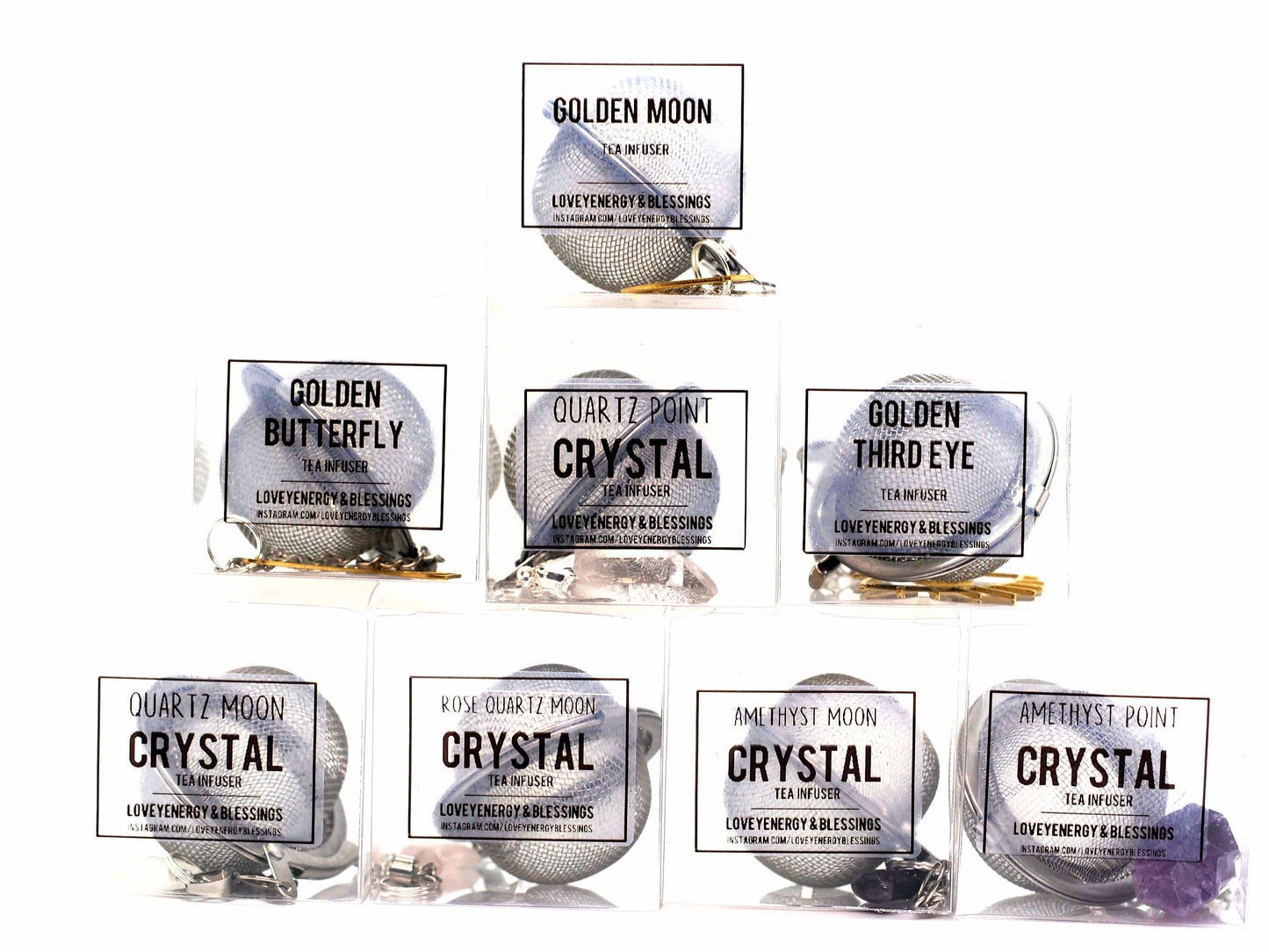 Mystic Garden Silver Loose Leaf Tea Infuser