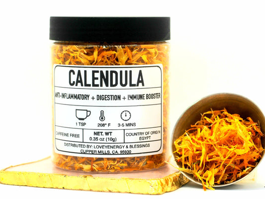 Calendula Petals Tea Loose Leaf Tea Apothecary: Plastic Jars