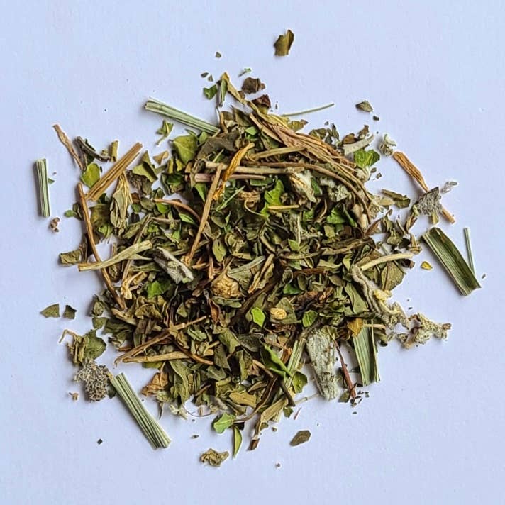 Peppermint, Moringa, Lemongrass Loose Leaf Tea for Focus
