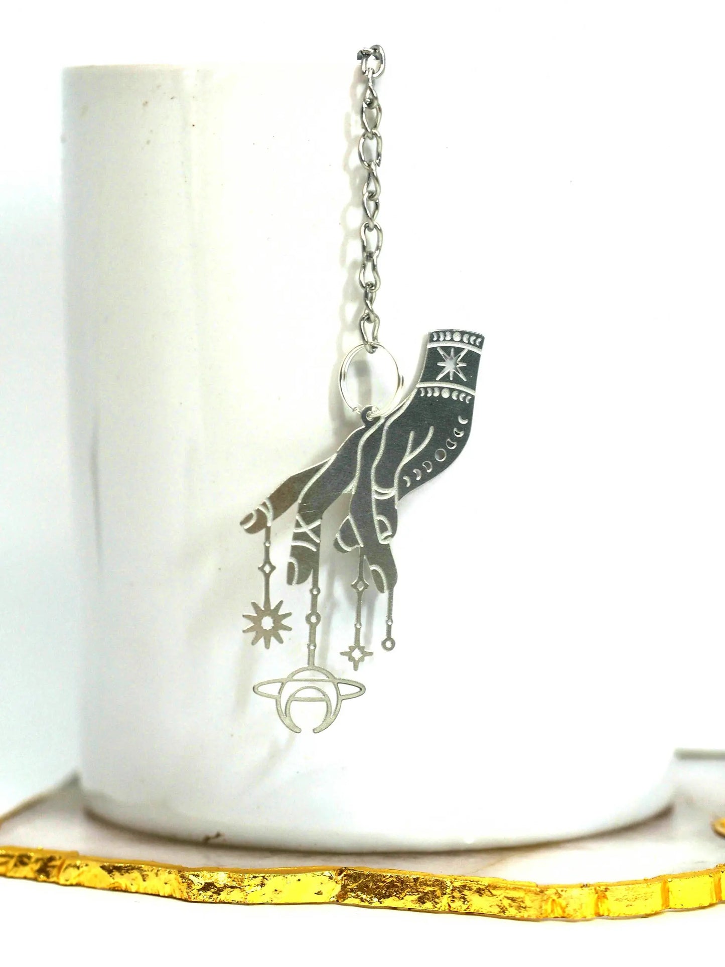 Cosmic Witch Tea Infuser, Loose Leaf Tea Steeper Loveyenergy & Blessings