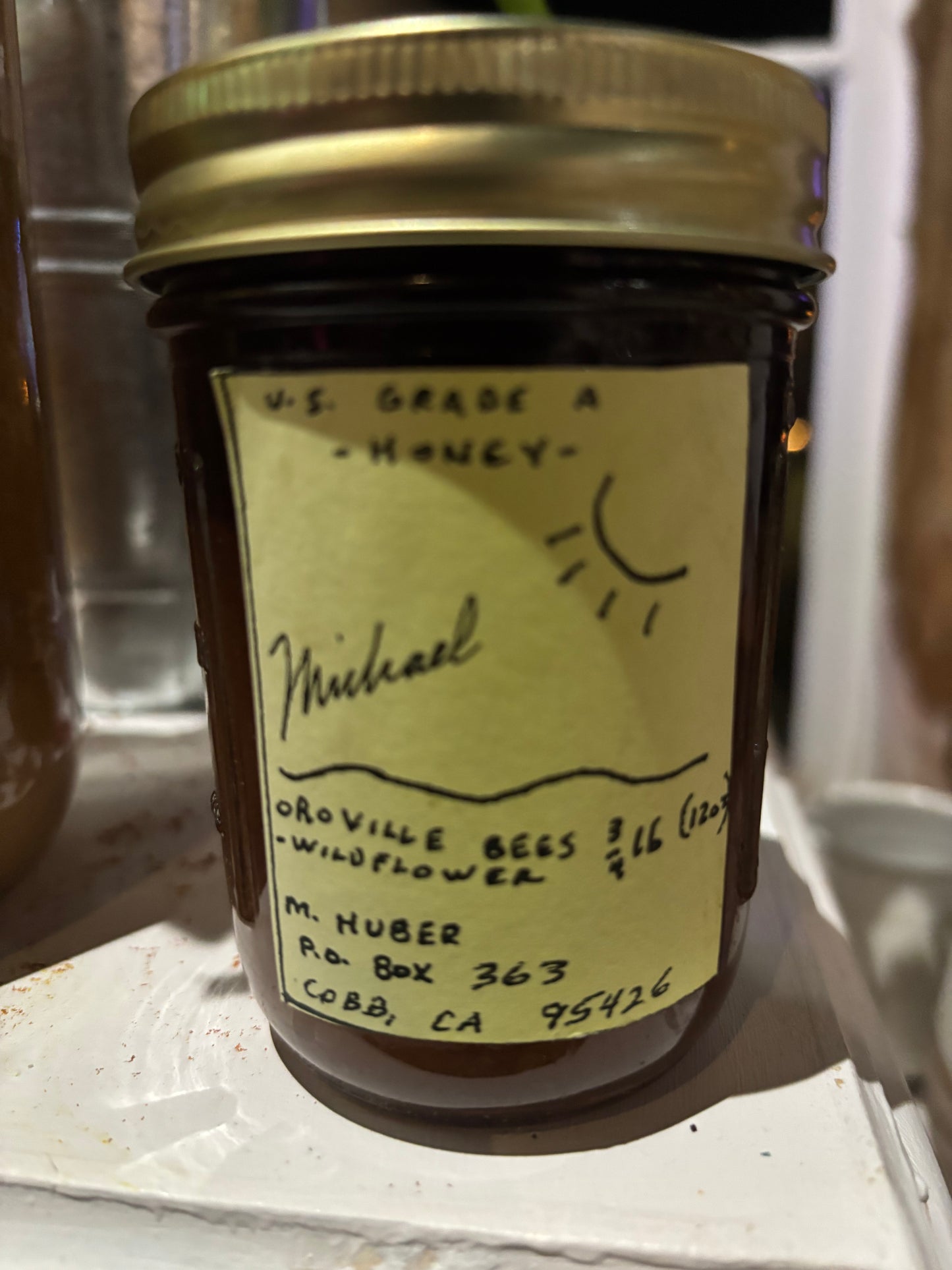 Natural Honey Oroville California Bees Wildflower