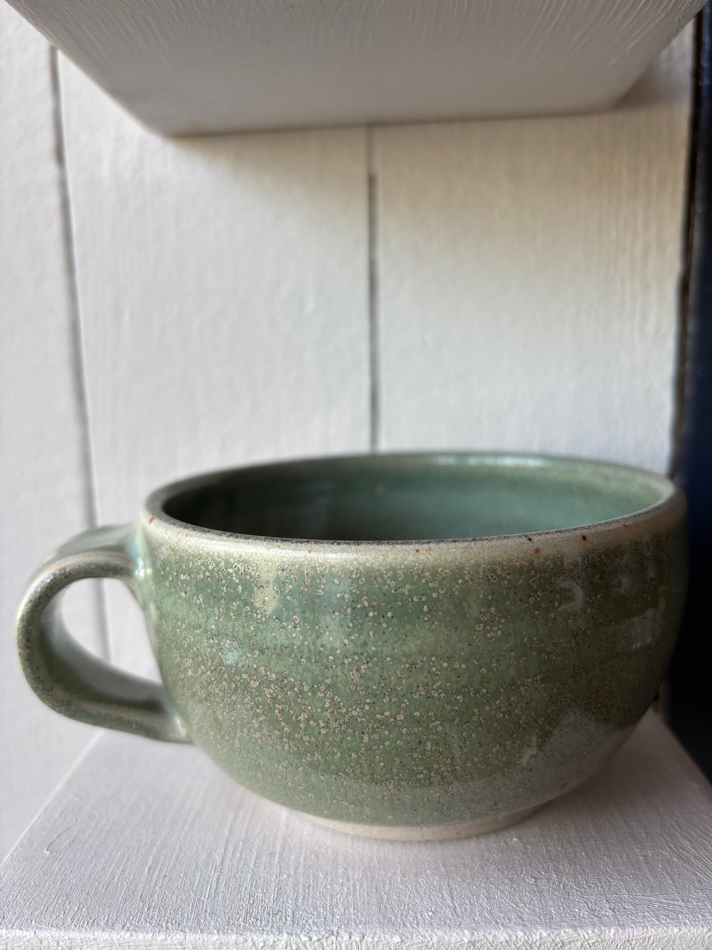 Latte Mug - Lt Green Grey
