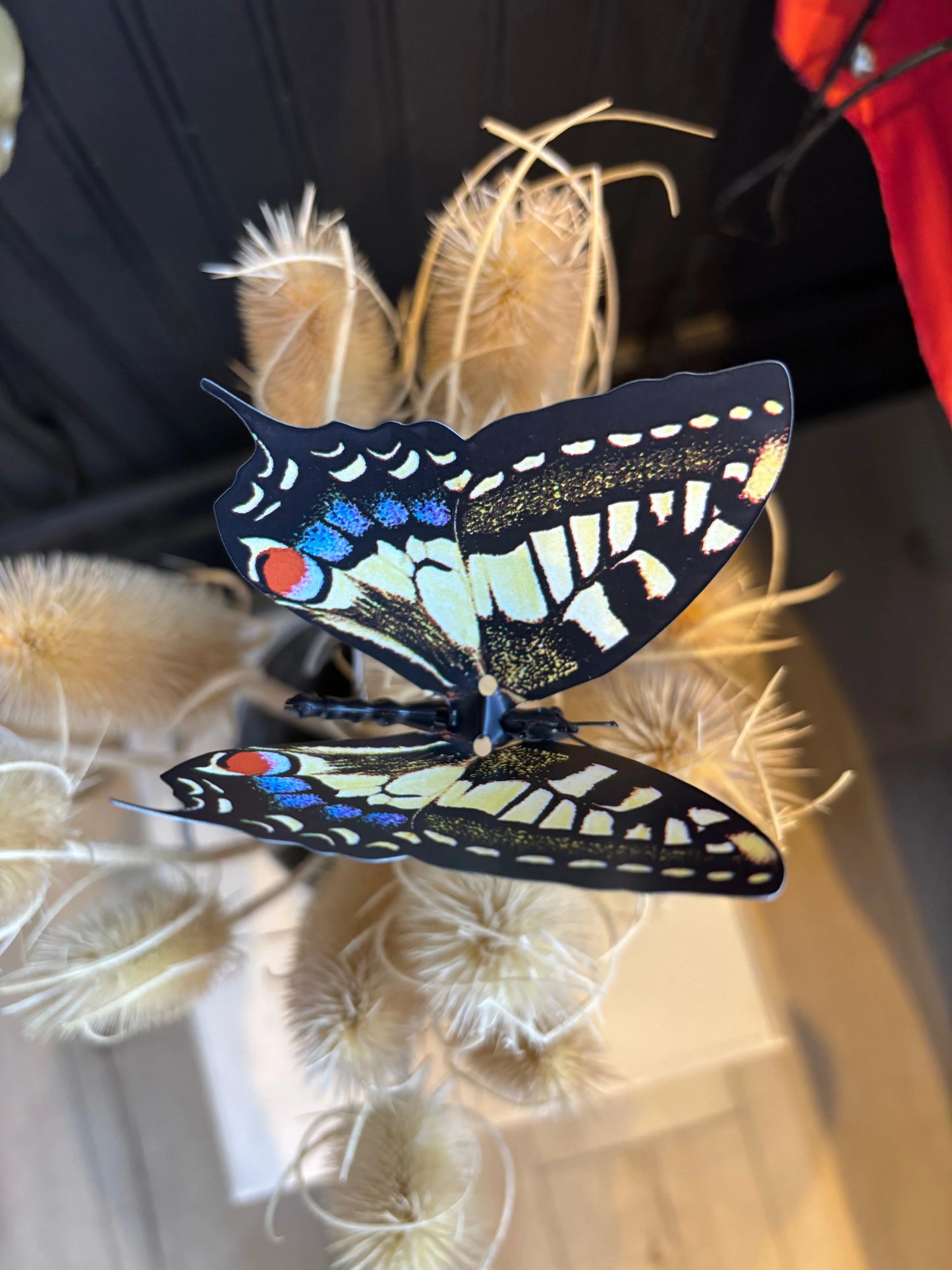 Butterfly (kinetic) Yellow Swallowtail to add beauty to your space Golden Gate Art Gallery