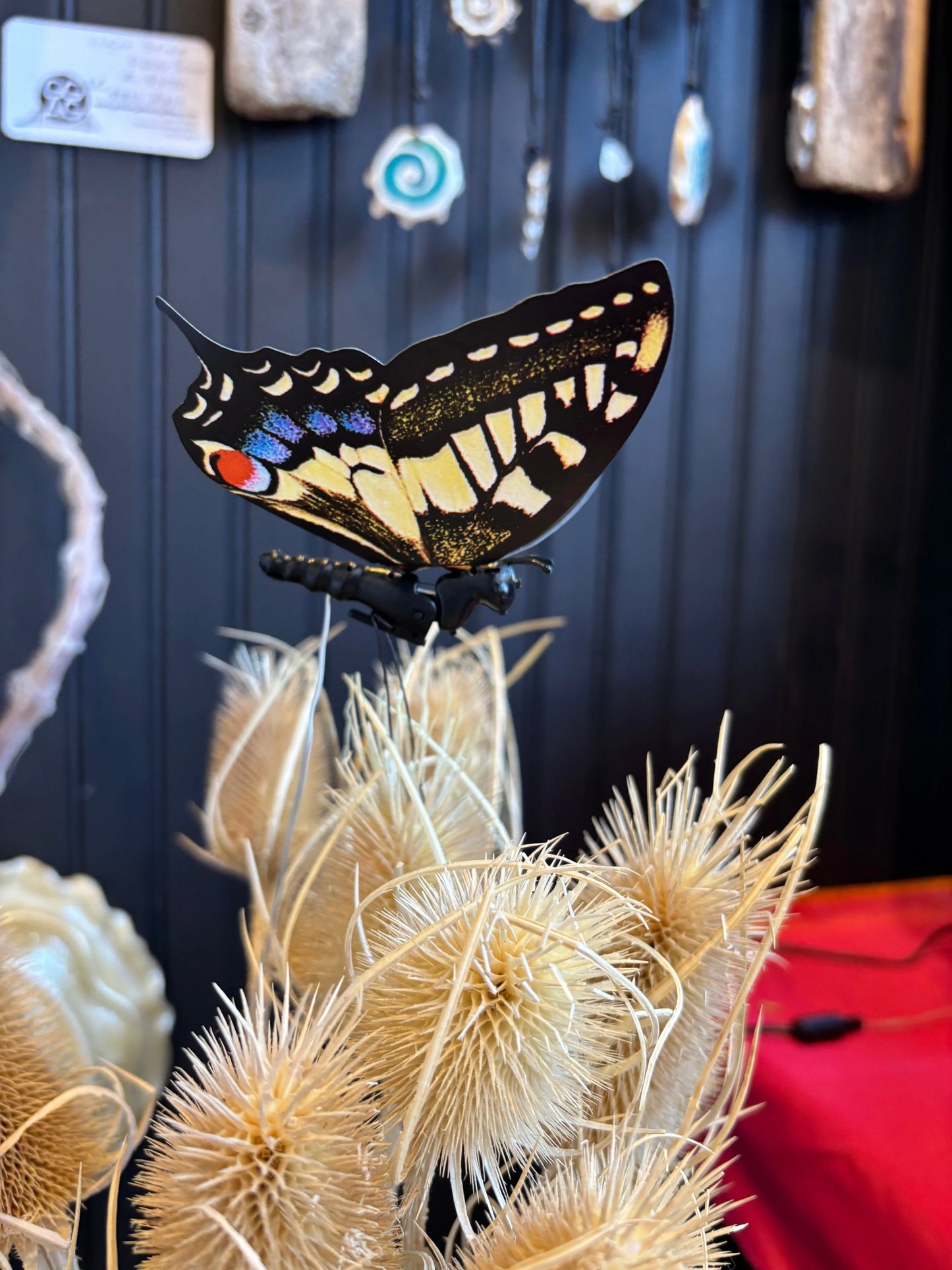 Butterfly (kinetic) Yellow Swallowtail to add beauty to your space Golden Gate Art Gallery
