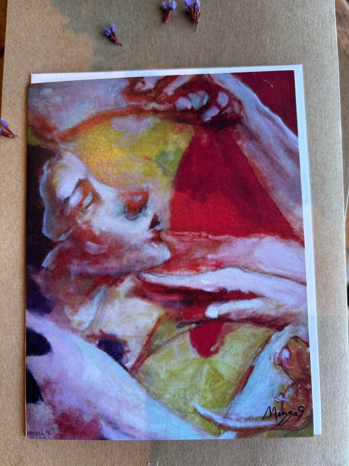 Greeting Card - Acrobat by Mezza9