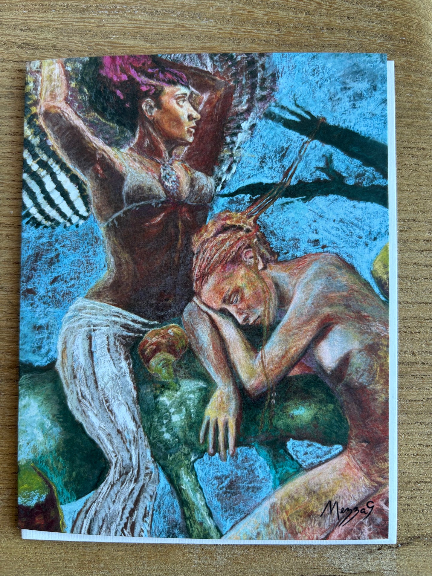 Greeting Card - Clair and Audio Voyant by Mezza9
