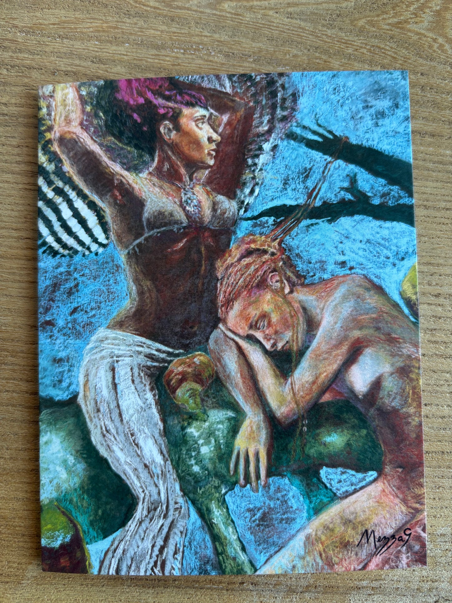Greeting Card - Clair and Audio Voyant by Mezza9