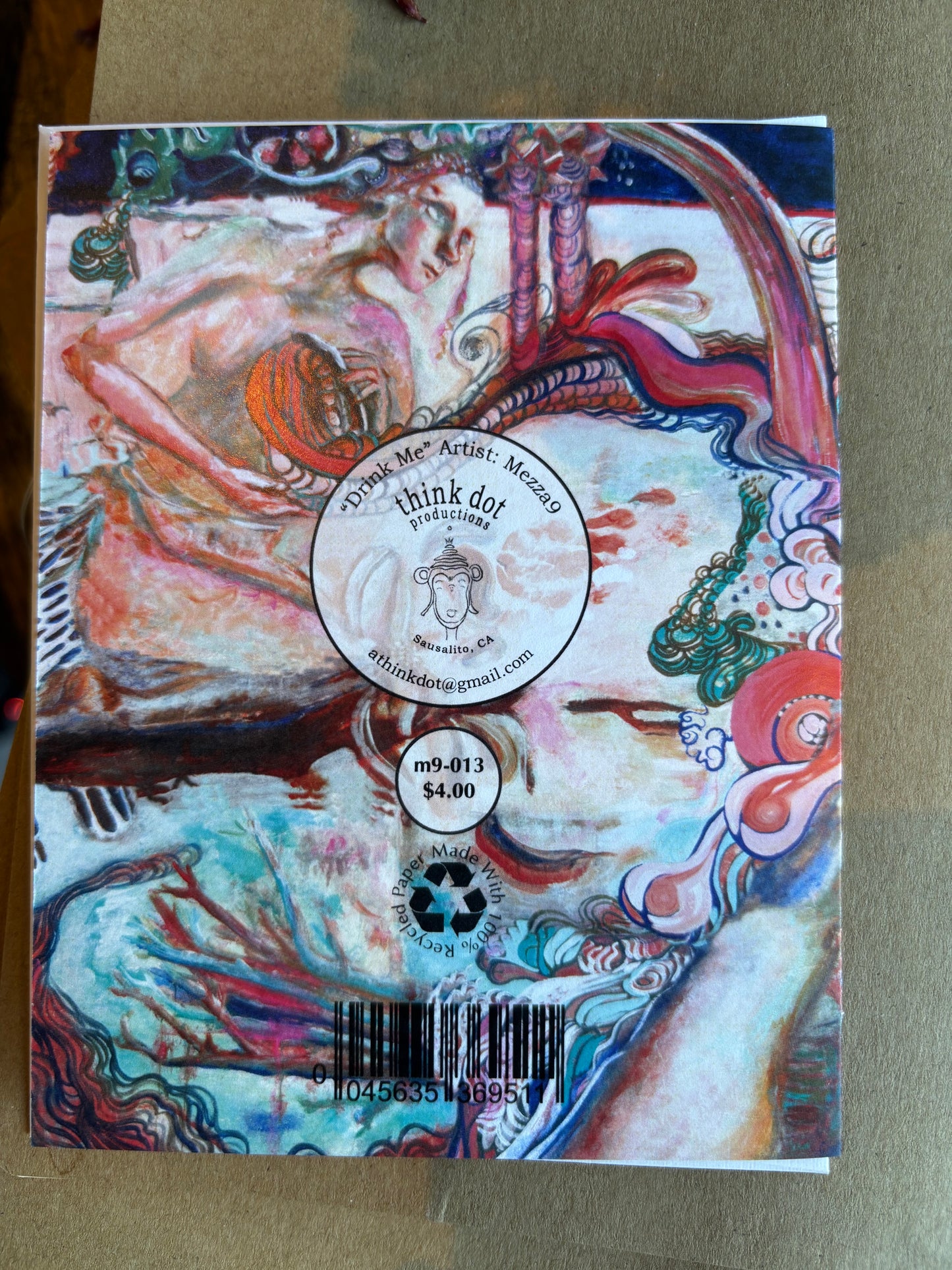 Greeting Card - Drink Me 2 by Mezza9