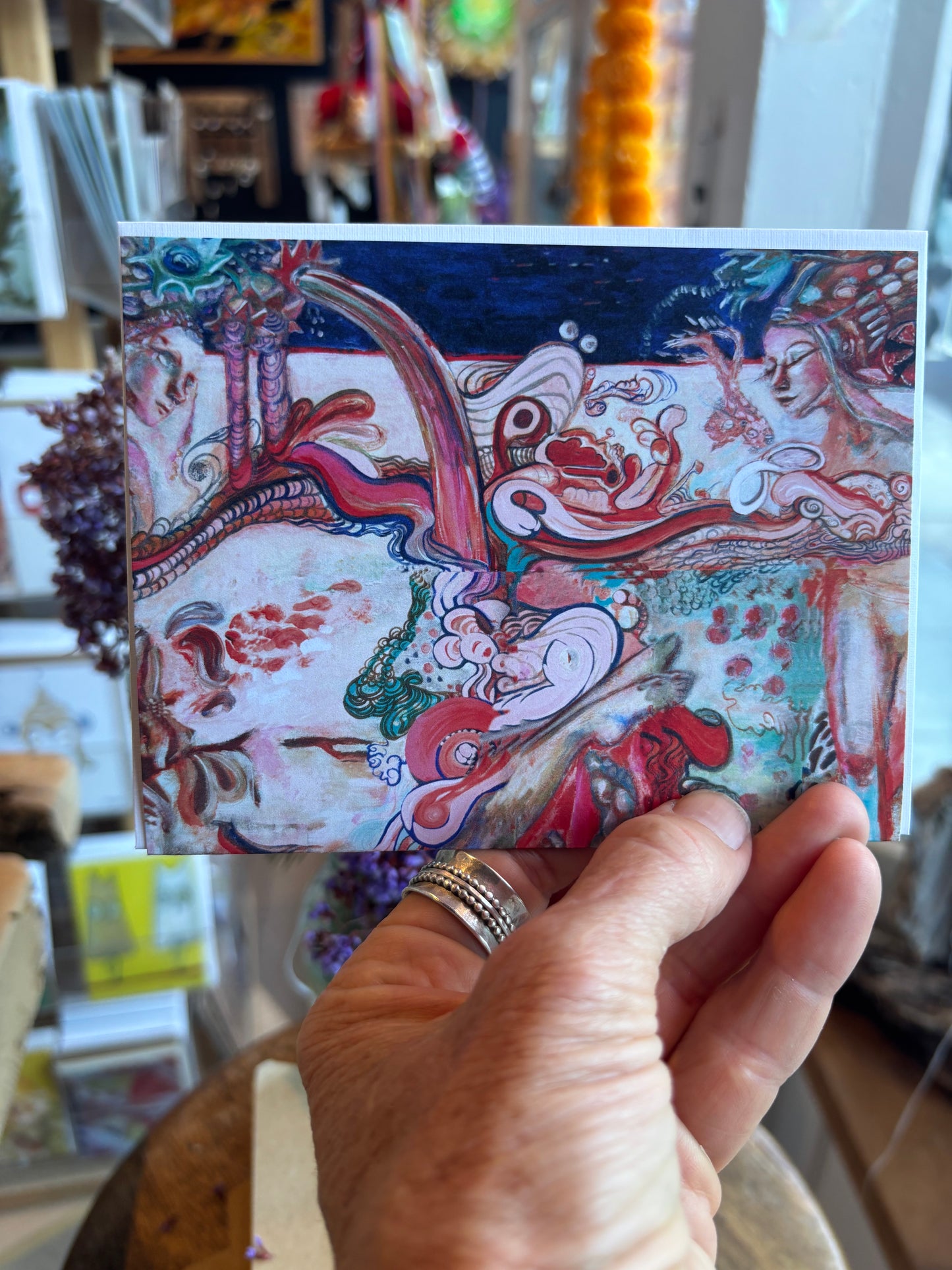 Greeting Card - Drink Me 1 by Mezza9