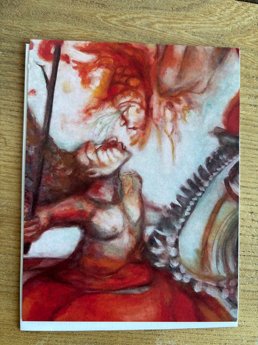 Greeting Card - Courting Tree III by Mezza9