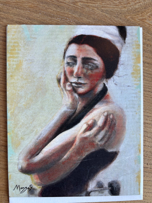 Greeting Card - Rookie Fire Spinner by Mezza9