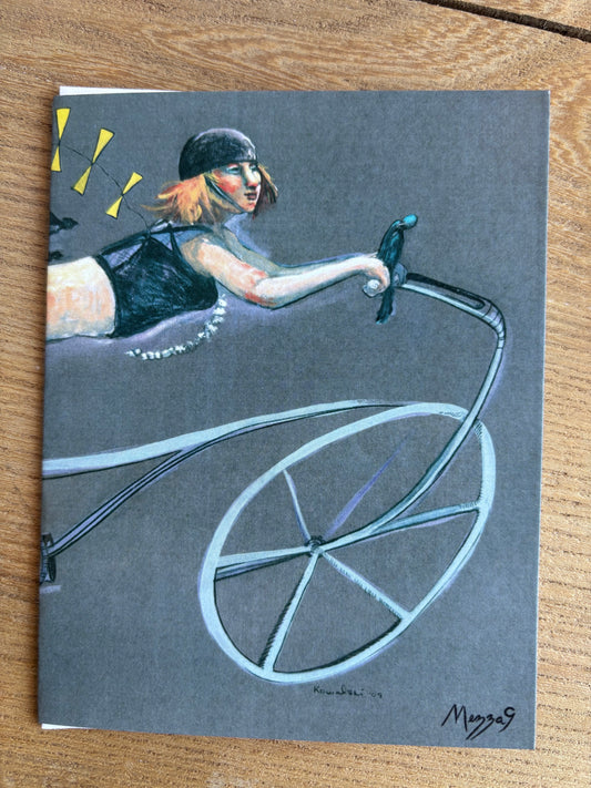 Greeting Card - (Bicycle) Ezza Rides by Mezza9