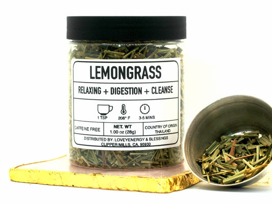 Lemongrass Tea Loose Leaf Tea Apothecary: Plastic Jars