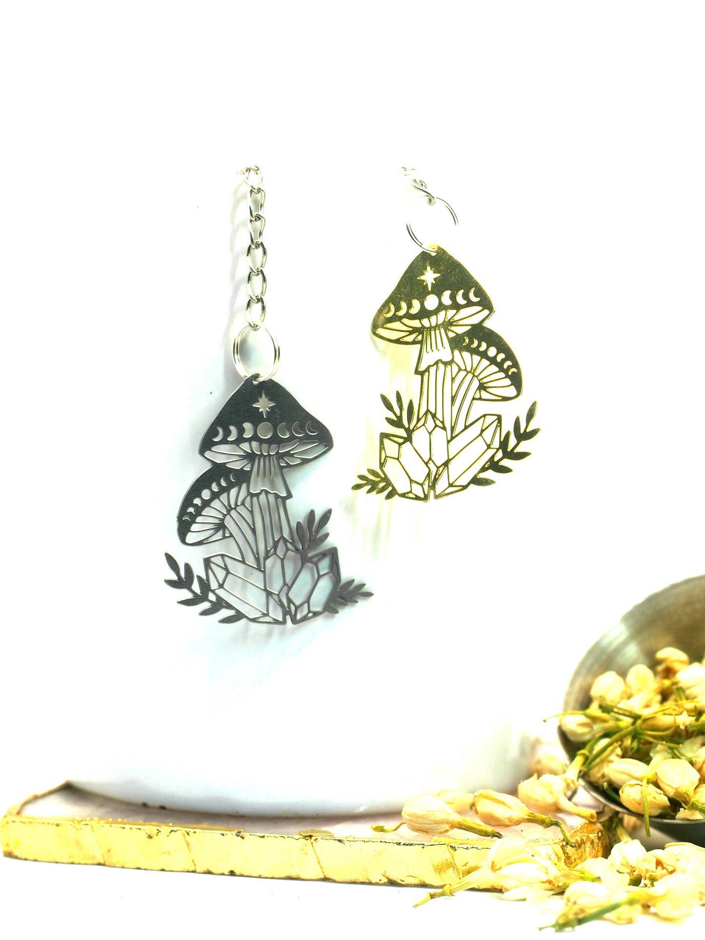 Mystic Garden Silver Loose Leaf Tea Infuser