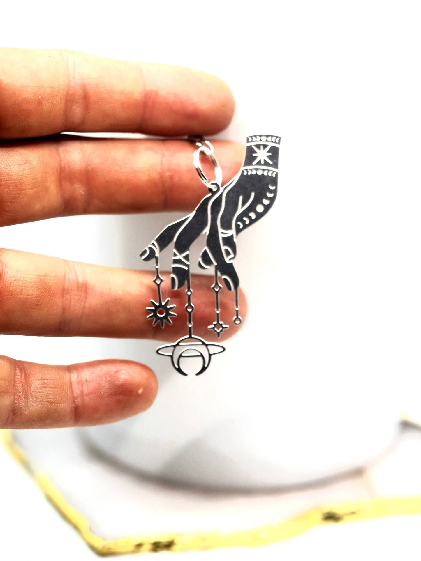 Cosmic Witch Tea Infuser, Loose Leaf Tea Steeper Loveyenergy & Blessings