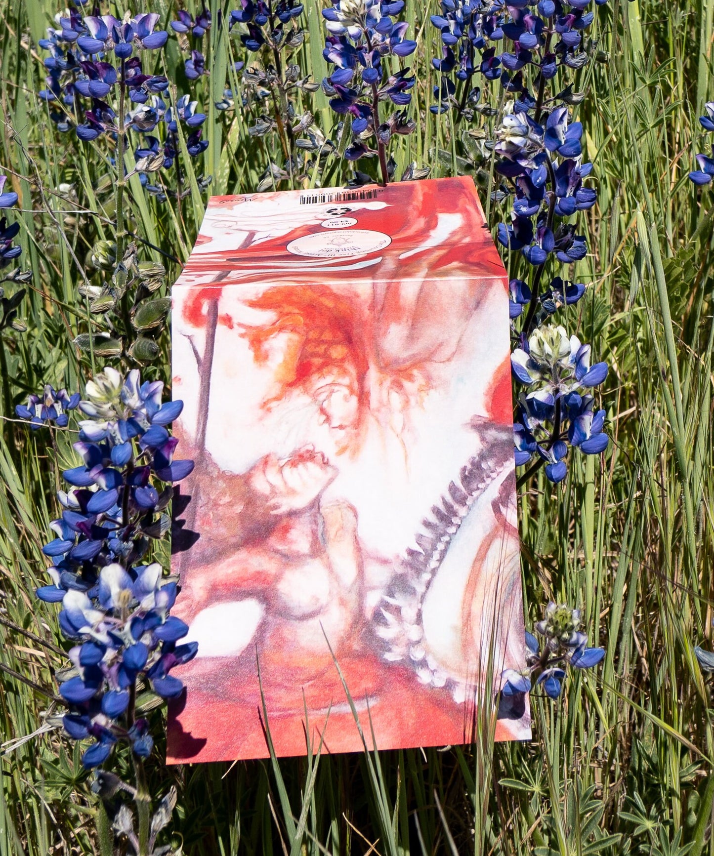 The Courting Tree, Blank Art Greeting Card by artist Mezza9