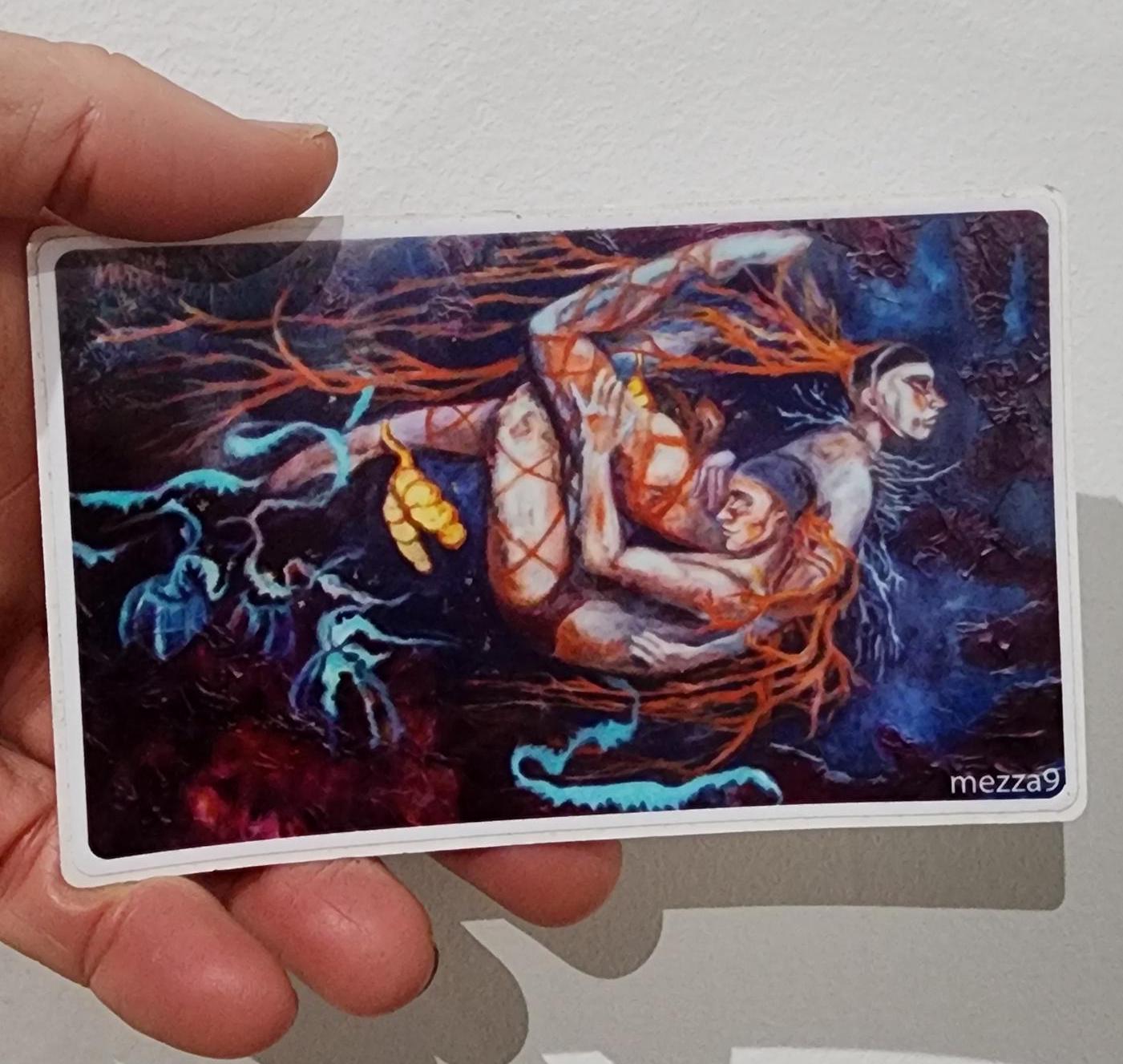 Telepathy Swimmers Sticker - Waterproof Art Decal