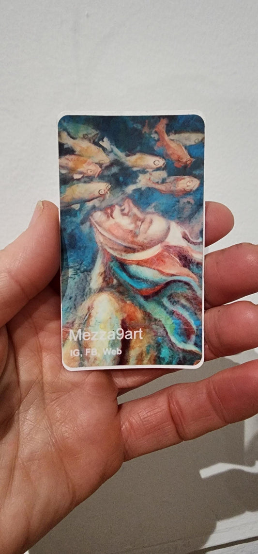 Waterfall Vinyl Sticker - Waterproof, Weatherproof Art