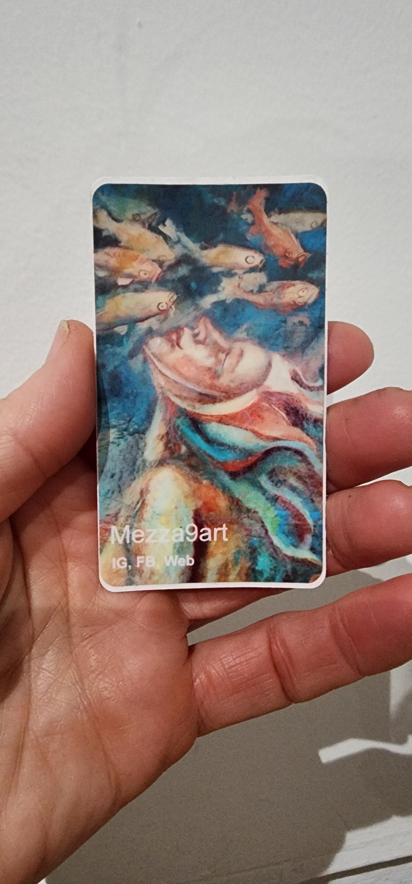 Waterfall (Mermaid Face)  Sticker 2 in x 3.5 in