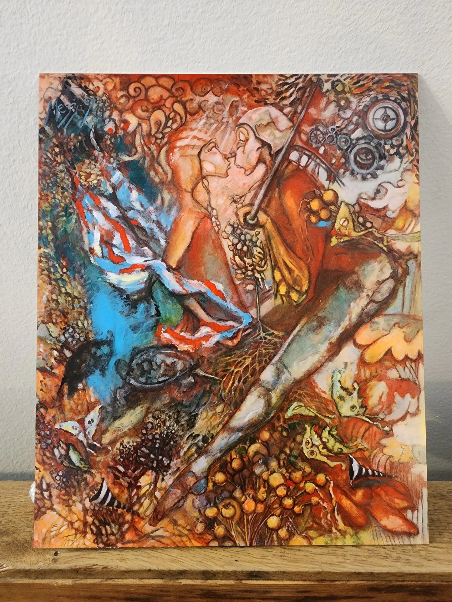 Swimming with the Infinite Metal Print