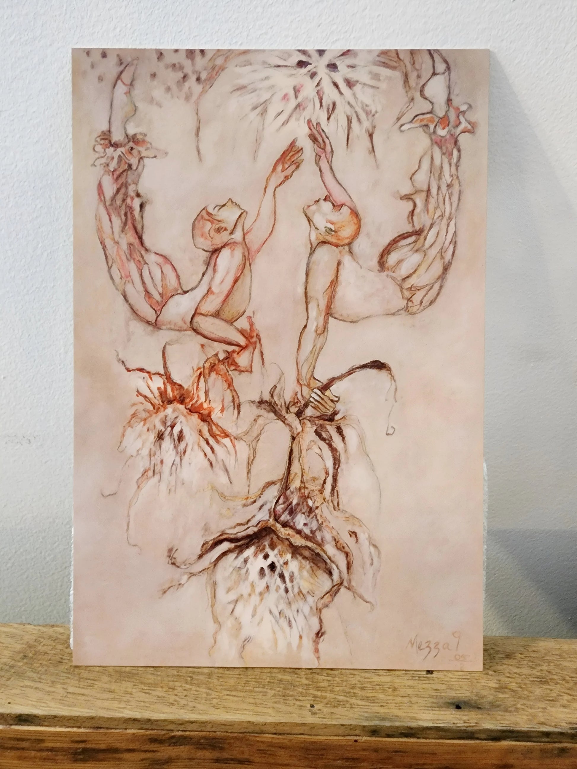 Thistle Gatherers Metal Print