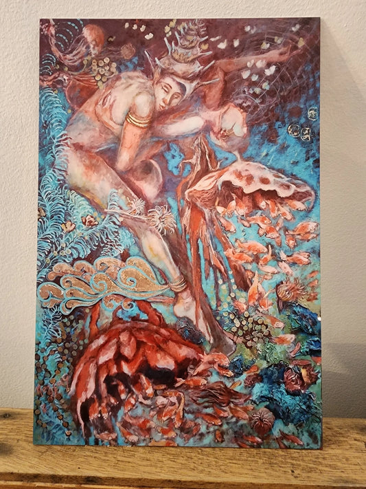 Drip Nectar Metal Print