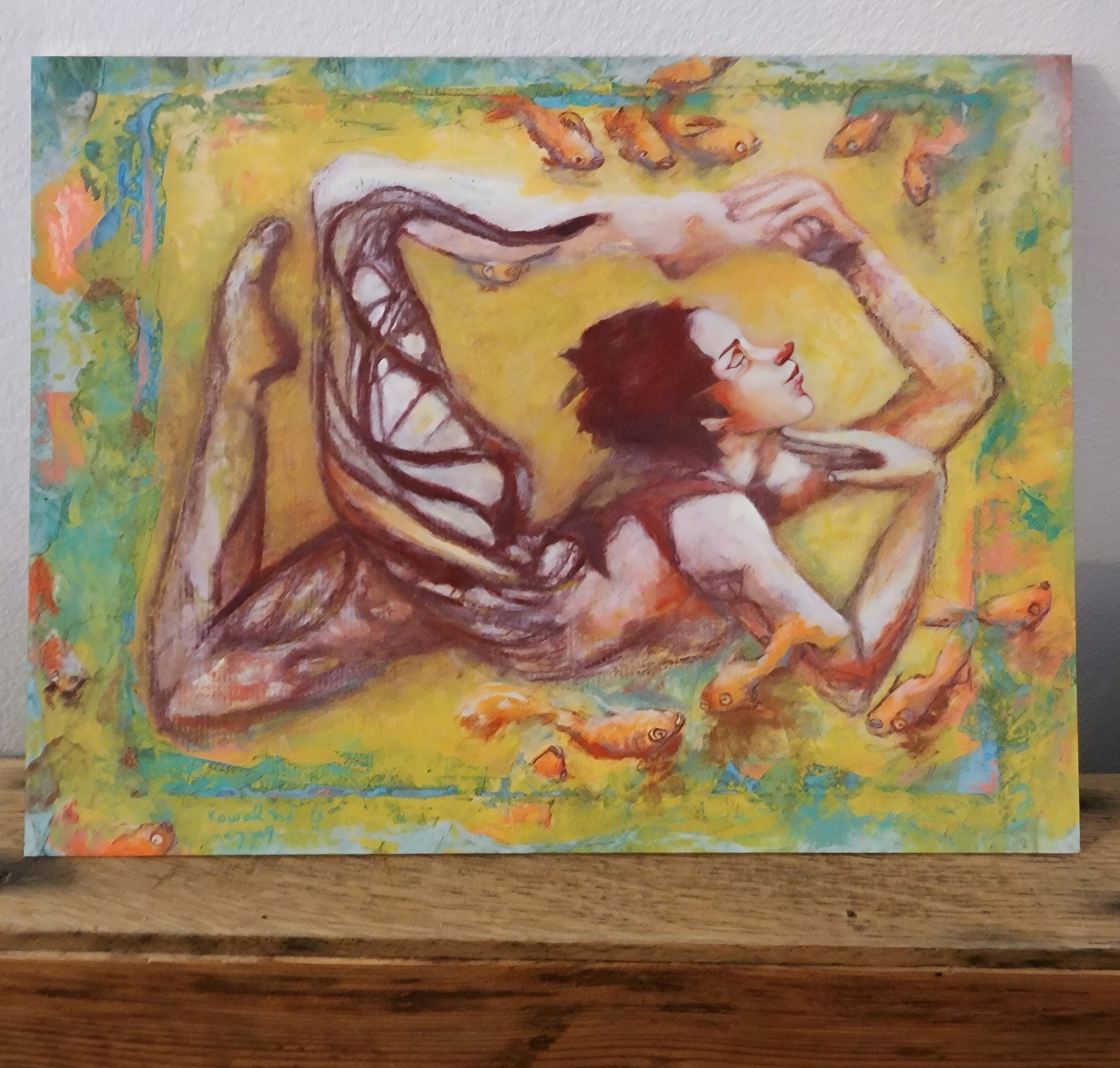 Contortionist Metal Print